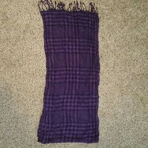 none Accessories - Purple plaid scarf none Accessories - Purple plaid scarf